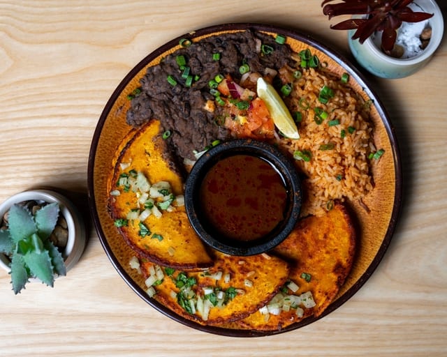 Birria Taco Platter.