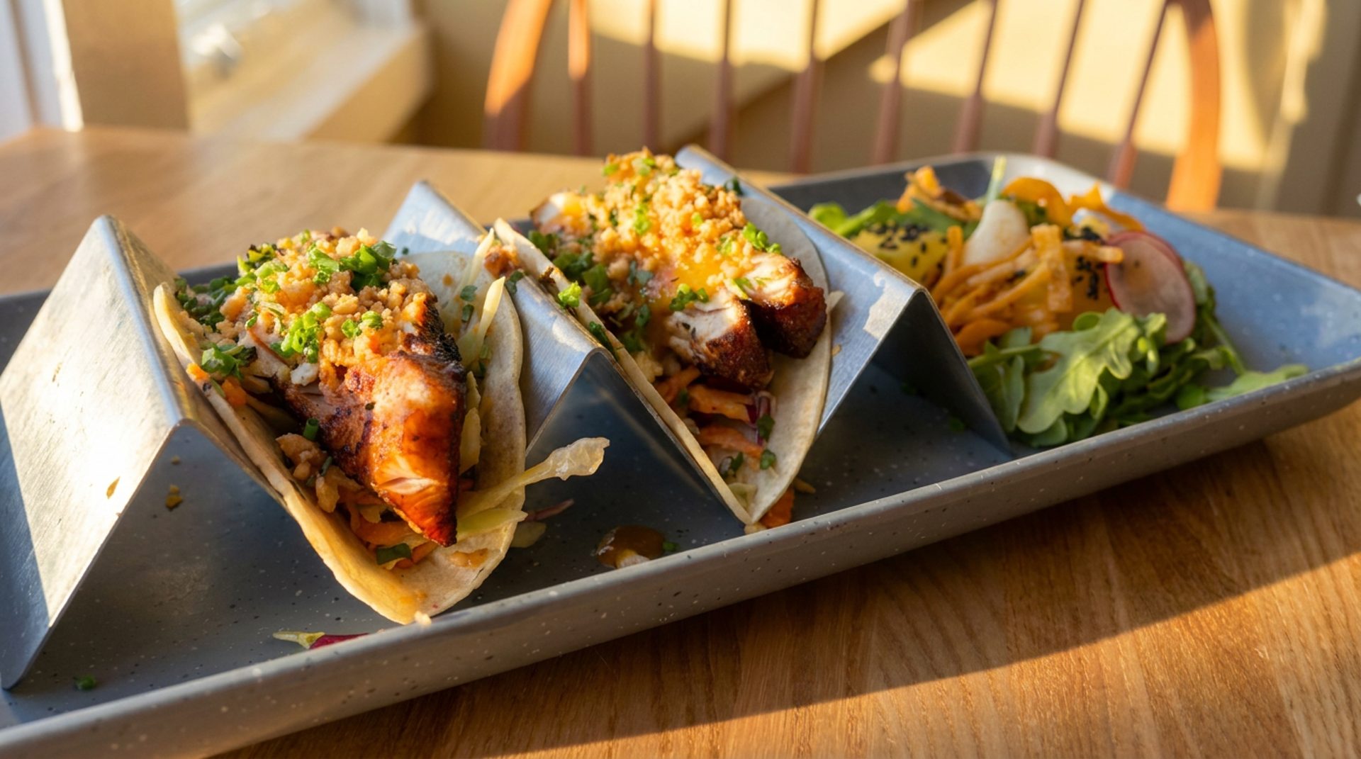 Scratch-made Mexican fusion, full bar